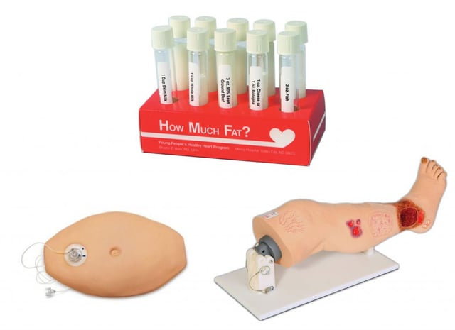 Injection Belly, Diabetic Foot Model, How Much Fat.