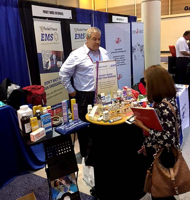 Pocket Nurse Booth at EMSWorld Expo, 2016